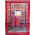 Galvanized collapsible gas storage cages container
